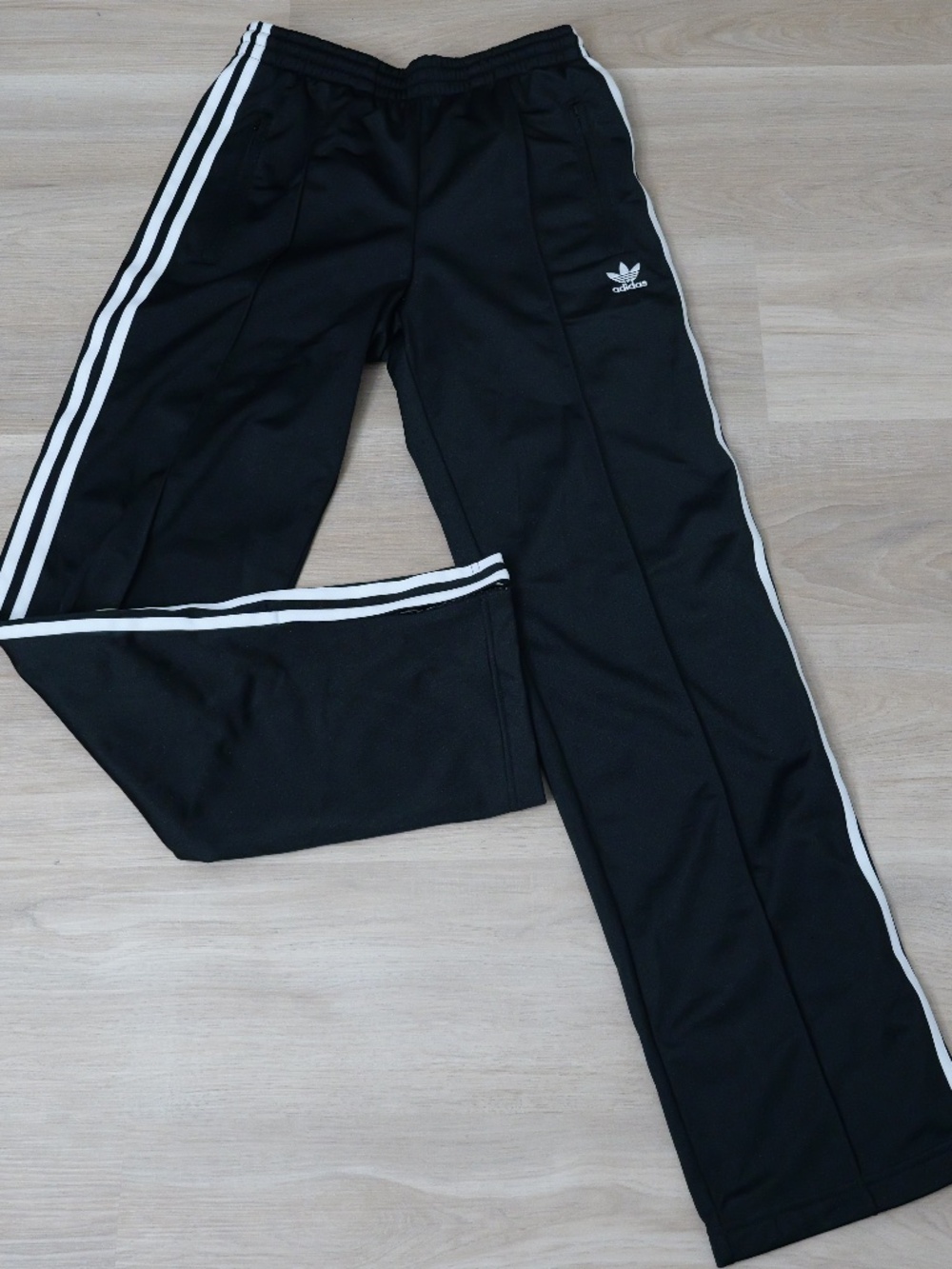 Adidas Originals Firebird Track Pants Black 3 Stripe NWT - Size XS